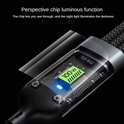 3 in 1 USB Cable 100W Multi-function Charging Wire for Iphone Android USB C Charger Charging Line PD 27W - DND - PID3 Home DN...
