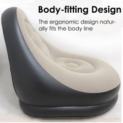 Inflatable Leisure Sofa Chair and Footstool 2-in-1with Air Pump - DND - PID40 Home DND-PID40