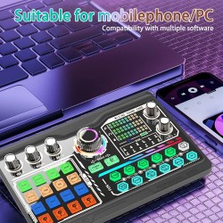 P300 Professional Podcast Microphone SoundCard Kit For PC Smartphone Vlog Recording Live Streaming YouTube - DND - PID44 Home...