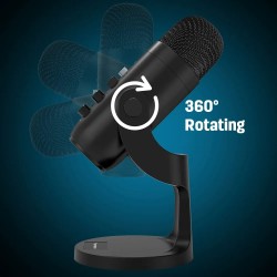 K66 USB Condenser Podcast Gaming Microphone Professional Podcasting Mic Home DND-PID47