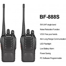 Baofeng BF-888s Walkie Talkie, 3-5 Km Range (Set of 2) - DND - PID50 Home DND-PID50