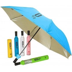 Travel Rainy Sunny 3 Folding Umbrella Foldable Bottle Umbrellas (Random Color) Home DND-PID52