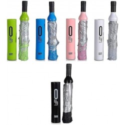 Travel Rainy Sunny 3 Folding Umbrella Foldable Bottle Umbrellas (Random Color) Home DND-PID52