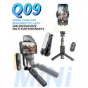Q09 Phone Selfie Stick Tripod Gimbal Stabilizer Removable Fill Light Estabilizador Remote Control