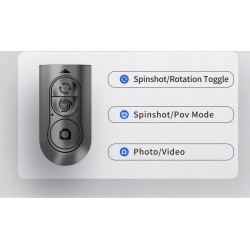 L19S Portable Mini Stabilizer Gimbal Wireless Remote Control Rotating Folding with Beauty Fill Light Selfie Stick - DND - PID...