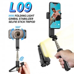L09 Gimbal Selfie Stick Bluetooth, 1-Axis Gimbal Stabilizer with Multifunction Remote 360 - DND - PID61 Home DND-PID61