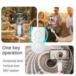 L09 Gimbal Selfie Stick Bluetooth, 1-Axis Gimbal Stabilizer with Multifunction Remote 360 - DND - PID61 Home DND-PID61