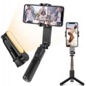 Q09 Mobile Selfie Stick with Tripod Fill Light Bracket or Selfie Stick Compatible with Bluetooth Remote Control - DND - PID10