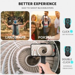 Q09 Mobile Selfie Stick with Tripod Fill Light Bracket or Selfie Stick Compatible with Bluetooth Remote Control - DND - PID10...