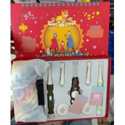 5 in 1 Family Toothbrush Kit 3 - Electric Toothbrush with 1 - Mufler & 1 - Powerbank - DND - PID15 Home & Office DND-PID15